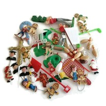 Vintage Cake Toppers &amp; Picks Lot of 50 Mixed themes GOLF Raggedy Ann Bowling - £18.33 GBP