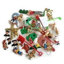 Vintage Cake Toppers &amp; Picks Lot of 50 Mixed themes GOLF Raggedy Ann Bowling - £18.05 GBP