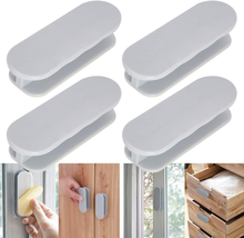 Dailytreasures 4Pcs Self-Stick Instant Cabinet Drawer-Humanity Handle He... - £11.87 GBP