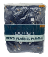Vintage Flannel Pajamas Set Size M Mens SKI Skiing Motif Pattern Puritan... - $1,108.92 MXN