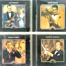Time Life Big Bands 4 CD Bundle Artie Shaw Harry James Charlie Barnet Les Brown - £21.15 GBP