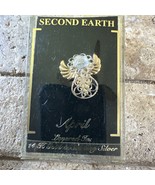 Second Earth Angel birthday Month April Gold Brooch Pin - £7.23 GBP