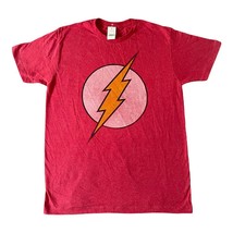 The Flash Distressed Logo Mens Size Medium DC Comics Superhero T-shirt - $14.99