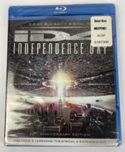 Independence Day ( 20th Anniversary ) (Blu-ray, 1996) Will Smith Brand New - $13.55