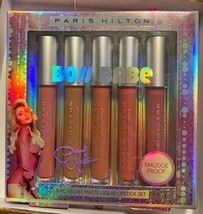 Paris Hilton Top Five 5 Pc Velvet Matte Liquid Lipstick Set - £15.95 GBP