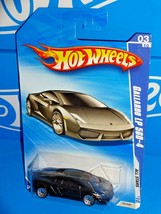 Hot Wheels 2010 All Stars Series #121 Gallardo LP 560-4 Satin Black w/ WSPs - £11.07 GBP