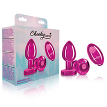 Cheeky Charms Vibrating Butt Plug Pink Medium - £53.25 GBP