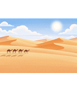Digital Wall Art - Title: Wanderers Of The Desert - $4.49