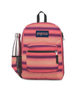 JanSport Backpack Cross Town Sunset Stripe - £33.77 GBP