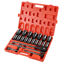 VEVOR Deep Impact Socket Set 3/4&quot; 22 pcs, 3/4&quot; Drive Standard Impact Soc... - $110.99