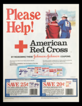 1987 Johnson &amp; Johnson Products American Red Cross Circular Coupon Adver... - $18.95