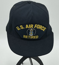 Blue U.S. Air Force Retired Hat Adjustable Sizing - £11.51 GBP