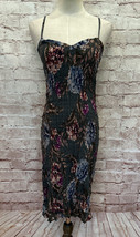 Skylar + Madison Womens Slip Dress Green Floral Smocked Sundress Size S NEW - £31.17 GBP