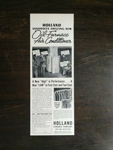 Vintage 1937 Holland Furnace Company Original Ad 721 - $6.64