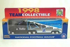 CAROLINA PANTHERS SEMI DIECAST TRUCK TRACTOR TRAILER NFL 1998 TRANSPORTE... - £17.27 GBP