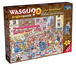 Retro Wasgij Original #3 - Full Monty Fever Jigsaw Puzzle, 500 XL Piece - Holdso - £41.92 GBP