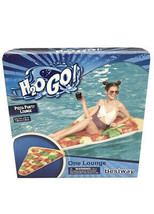 H2o Go Pizza Party Lounge Inflatable Swimming Pool Float Water Bestway - £25.80 GBP