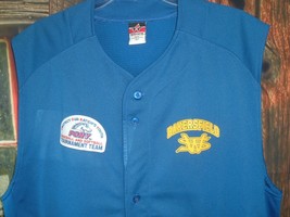 Vtg Jersey Pony League Baseball Softball Tournament XL Shirt Bakersfield... - $17.81