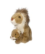Vintage Pacifix Intl Mama Lion Cub Stuffed Animal Plush Tan - £11.13 GBP