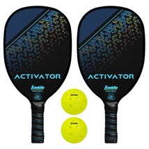 Franklin Sports Pickleball Paddle and Ball Set - (2) Wooden Pickleball R... - $22.80