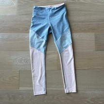 Outdoor Voices Spring 7/8 Crop Athletic Work Out Leggings Pants Pink Gra... - $29.99
