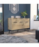 Monaco Double Dresser, Four Drawers, Superior Top, Hairpin Legs - $507.80 CAD