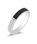 Enchanted Disney Villains Cruella De Vil 1/2 CT Black and White Diamond ... - $165.52 CAD