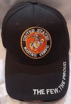 United States Marine Corps Hat Cap, The Few The Proud Black - Brand New - £4.66 GBP