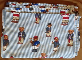 Ralph Lauren Polo Teddy Bear Twin Flat Sheet 100% Cotton.Usa. - £69.93 GBP