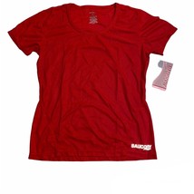 Saucony Felicitee Red Short Sleeve Performance Tee Women’s Size X-Small ... - £9.50 GBP