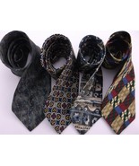 SET of 4 SILK TIES BARRINGTON STRUCTURE SURREY HITMAN DONG-A NWOTIP - £11.74 GBP