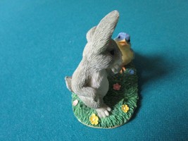 Charming Tails By Fitz &amp; Floyd Figurine &quot;A Little Bird Told Me&quot; 3 X 3 1/2 - £19.61 GBP