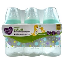 Parent&#39;s Choice Standard Neck Bottle, 0+ Months, Multicolor, 5 fl oz, 3 Pack - £4.74 GBP