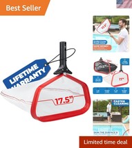18-Inch Fine Mesh Pool Rake - ProTuff Heavy Duty with Easy Glide Technology - $71.49