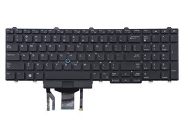 US Black Backlit English Laptop Keyboard (without frame) For DELL Latitu... - $40.42