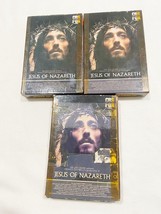 Jesus Of Nazareth / Vhs / CBS/FOX Video Release, Part 1, 2, 3 - 1986 - £23.58 GBP