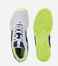 PUMA CRICKET HIGH RUN SHOES (WHITE/BLAZING BLUE/FAST YELLOW) - $64.99