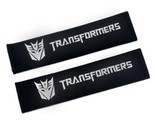 Transformers Decepticon Embroidered Logo Seat Belt Cover Shoulder Pad 2 pcs - $12.99