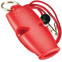 Red Fox 40 Micro Whistle Rescue Safety Referee Alert Free Lanyard - Best Value - £7.07 GBP