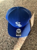 47 Brand Chicago White Sox SnapBack  Hat Adjustable MLB Baseball Cap Blu... - $39.99