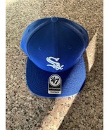 47 Brand Chicago White Sox SnapBack  Hat Adjustable MLB Baseball Cap Blu... - $56.24 CAD