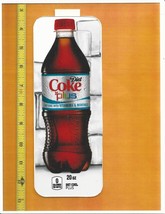 Coke Chameleon Size Coke DIET Plus 20 oz BOTTLE Soda Machine Flavor Strip - £2.39 GBP