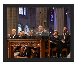 Group Of Presidents Jimmy Carter&#39;s Funeral Biden Obama Clinton 8X10 Framed Photo - £20.29 GBP