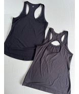 Bundle 2 Athleta Sz S Black Stretch Transcend Racerback Tank Top UPF 40 ... - $36.93 CAD
