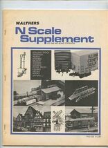 Walther's N Scale Supplement to the HO Scale Catalog 1975 Model Railroading - $17.82