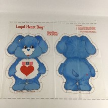 Care Bears Cousins Loyal Heart Dog Cut &amp; Sew Craft Panel Pattern Vintage 1983 - £23.29 GBP