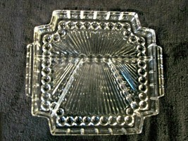 Vintage Anchor Hocking Clear Glass Relish Dish, 4 Compartments 1&quot; deep H... - £11.82 GBP