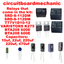 Repair Kit W11087212 W11087213 W11170182 Whirlpool Dishwasher Control Bo... - €41,06 EUR