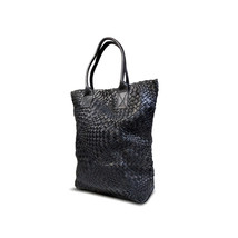 $800 NEW FALOR Woven Leather Tote Falorni Soft Slouchy Lamb Leather Tote *PRIMO* - £271.78 GBP