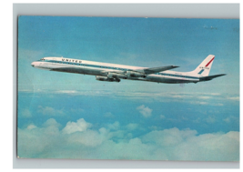 United Air Lines Super DC 8s Airplane Postcard Posted 1976 - $9.89